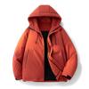 Mens Winter Hooded Puffer Jacket Thick Warm Casual Outerwear With Duck Down 85% Fill Power 600