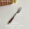 Steak Tableware, Household Stainless Steel Knives, Forks, Spoons, Retro Desserts, Spoons and Forks, a Full Set of Western Tableware Sets