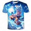Anime Dragon Ball Son Goku 3D Print Kids T Shirt Summer Fashion Casual T-shirt Boy Girl Unisex Comfortable Short-sleeved Shirts