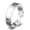 925 Sterling Silver Rings for Women Couple Minimalist Handmade Simple Retro Chain Ring Party Jewelry Gift Prevent Allergy