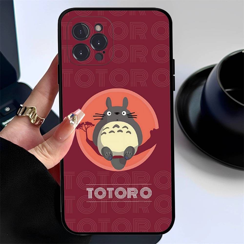 Cartoon Cute T-Totoros Phone Case For Iphone 17 16 15 16e 14 13 12 11 Pro Max Plus Case Cover Coque