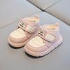 Kids' Cartoon Winter Snow Boots: Soft, Non-Slip, Fleece-Lined Shoes for 1-3 Year Olds.