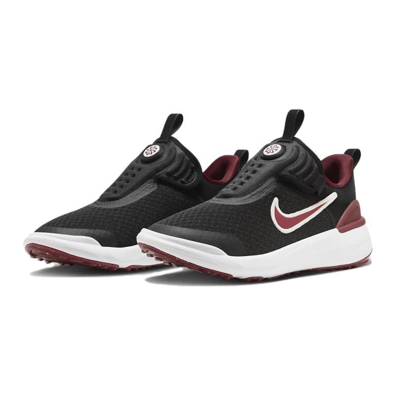 Nike E Series 1.0 GS Cushioning, Wear Resistant Low Top Kids' Running Shoes Black Red Sneakers DV4250-007