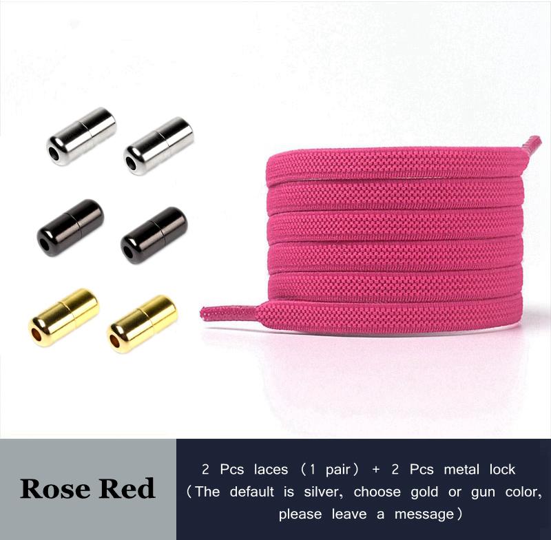 Flat No Tie Shoe Laces Black White Shoelaces for Sneakers Elastic Laces Without Ties Kids Adult Quick Lace for Shoes Rubber Band