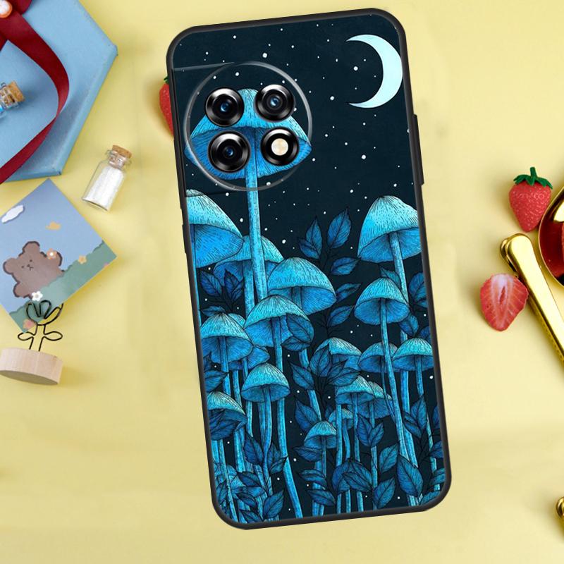 Weird Trippy Mushroom Case For OnePlus 12R 10R 13R 13T 15 13 12 11 10 9 10T 8T Nord CE 5 2 3 4 Lite N20 N30 Cover