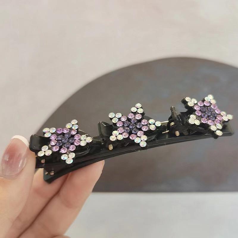 

Женские элегантные заколки для волос с цветочным жемчугом, милые заколки для волос, зажимы для челки, заколки, повязка на голову, модные аксессуары для волос, набор one size фиолетовый