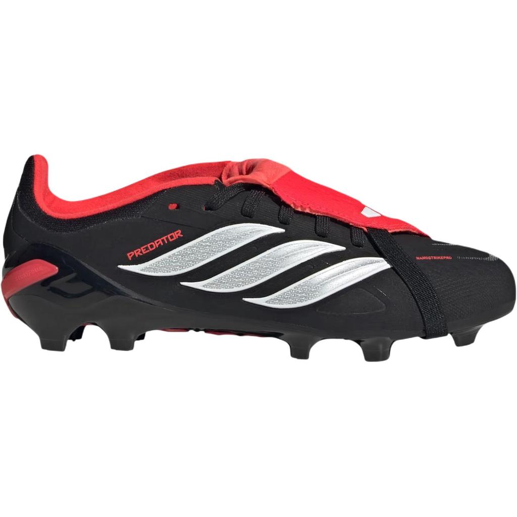 adidas Predator Elite Fold Over Tongue FG Core Black Cloud White Kids Sneakers Cloud-White Lucid-Red JR3332