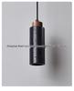 Wabi-Sabi Yellow & Black Travertine Pendant Light for Bedside, Restaurant, or Bar Counter