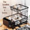 Double-Layer Carbon Steel Dish Drying Rack