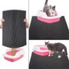 Double-layer Filter Cat Litter Mat EVA Washable Anti-lead Cat Litter Splash Pad Cat Toilet Mat Large Cat Litter Mat