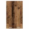 Hanging Cabinet with Door Rustic Wood Finish 60 X 31 X 100 Cm Engineered Wood