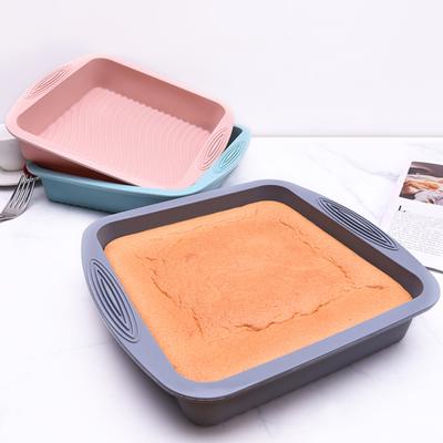 Useful Cake Pan Flexible High Temperature Resistance Accessories Reliable Cake Baking Mold for Cooking