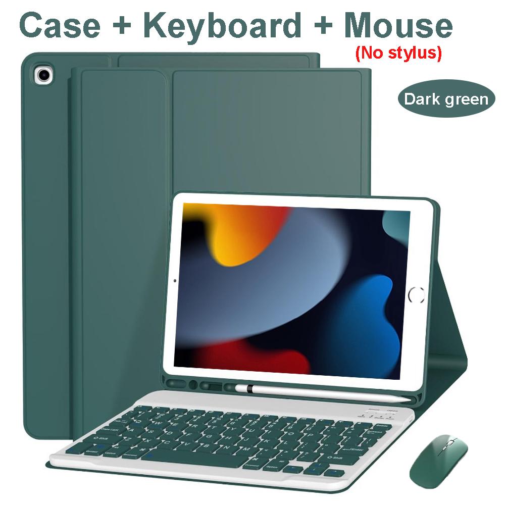 Case for iPad 7th 8th 9th 10.2-inch, Bluetooth Keyboard Case for Air 3rd Pro 10.5 Inch Magnetic Cover