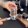 58Mm Coffee Portafilter Dosing Cup Black Clear Espresso Sniffing Mug Coffee Dosing Cup Anti-Flying Powder Coffee Machine Tools