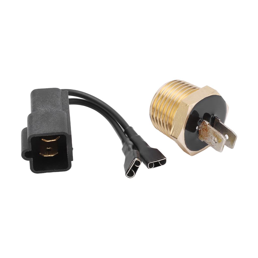 Thermal Fan Sensor Switch with Plug High Performance ABS Copper Replacement for Polaris Magnum ATV