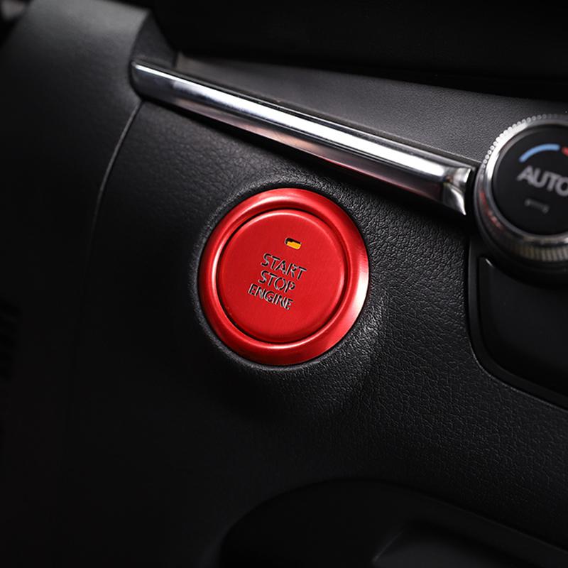 Car Engine Ignition Start Stop Button Switch Ring Cover Sticker for Mazda 3 Axela BP CX-30 DM Accessories 2020 2021 2022 2025