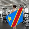 Nation Democratic Republic Congo Towel Quick Drying Beach Towels Are Suitable For Swimming Pools Camping Yoga And The Gym