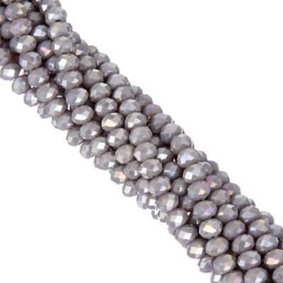 Rondelle Faceted 6MM 100PC DIY Bracelet Necklace Glass Crystal For Jewelry Making DIY Craft Natural Spacer Loose Beads