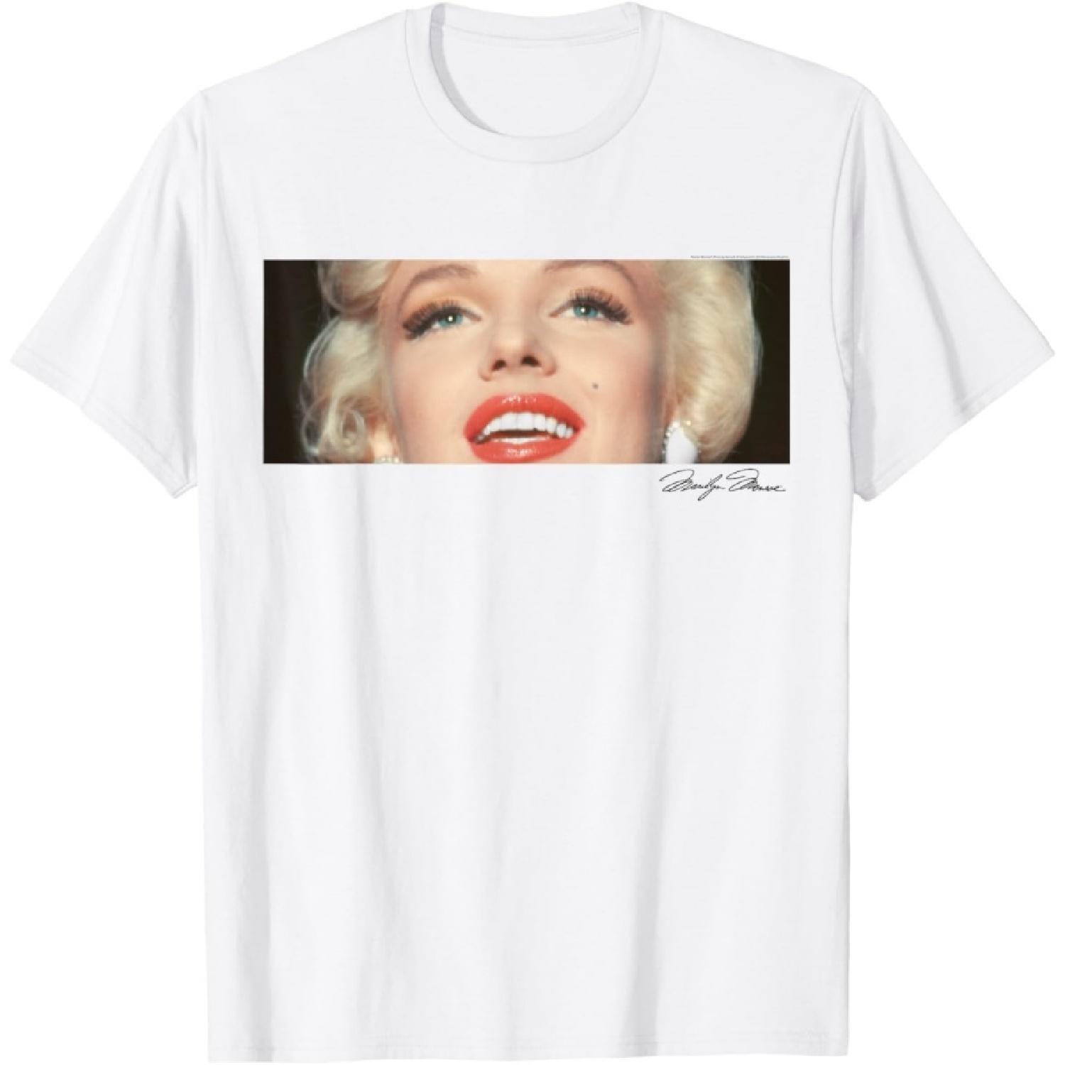 Marilyn Monroe Marilyn Gaze Autograph T-Shirt S