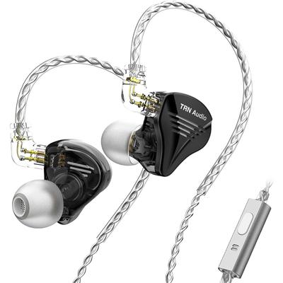 TRN TA2 2BA+1DD Hybrid Driver IEM Earphone, Detachable HiFi In Ear Monitor, 3.5mm Jack