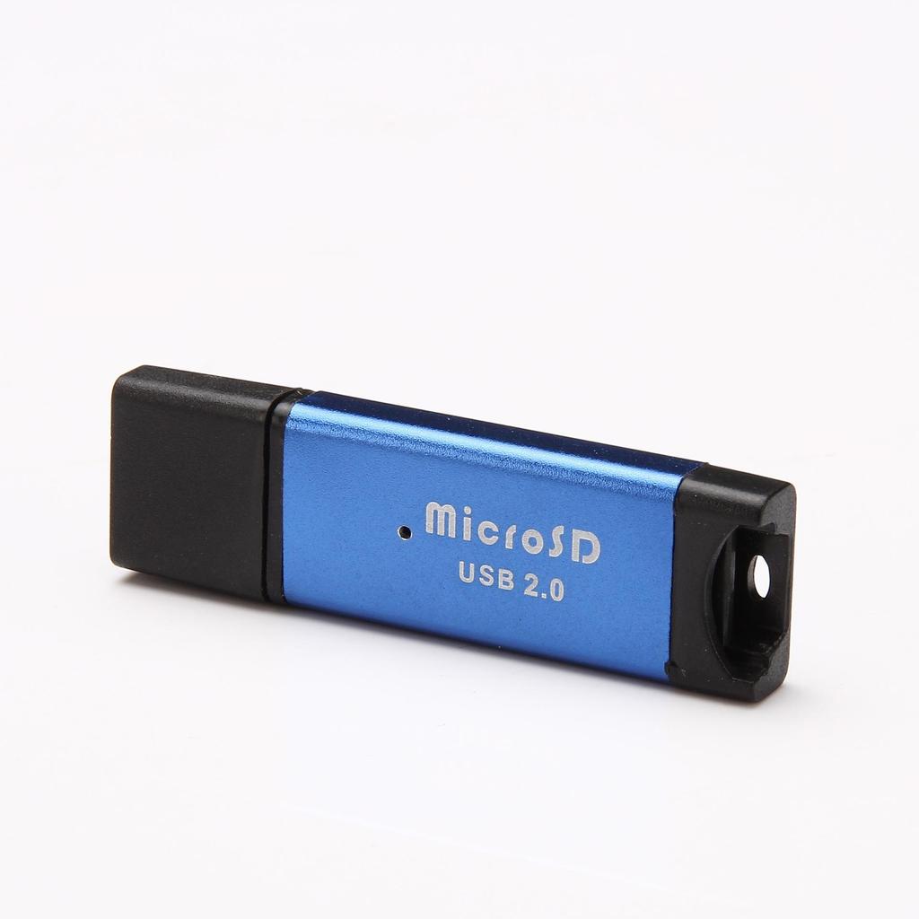 Aluminum Alloy R4 USB 2.0 Card Reader - Portable and Fast Gift