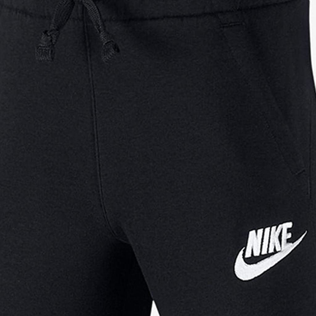 Nike Knitted Sweatpants Kids' Apparel, Brand Logo Fleece Lined Casual Black Kids' AJ6446-010