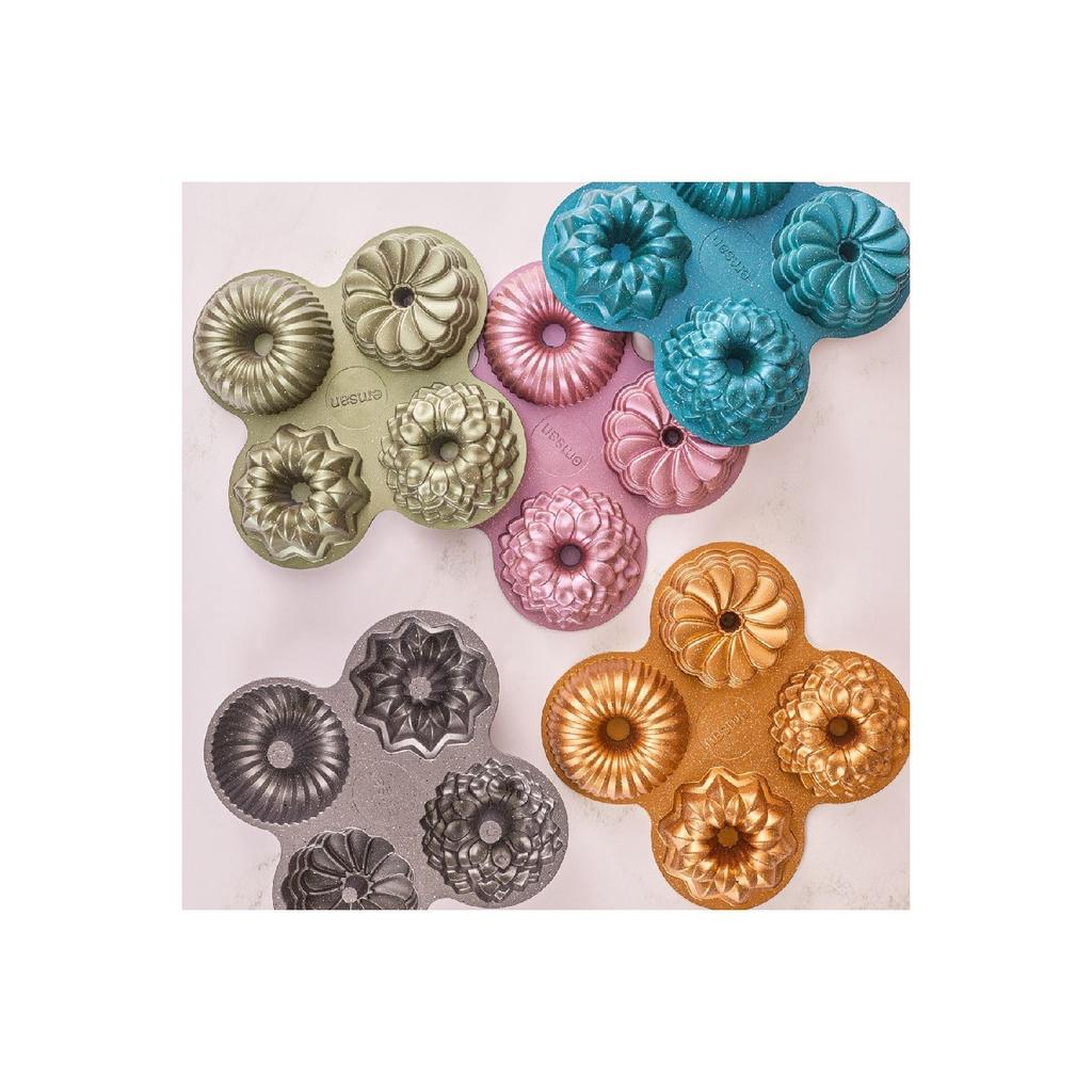 Griss Four In One 4-piece Gray Cake Mold