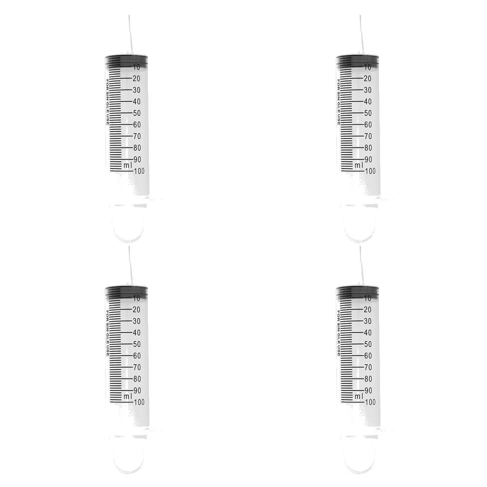60-150ml Measuring Syringe Glue Filling Plastic Syringe Nutrient Sterile Without Needle Watering Refilling for Animal Feeding