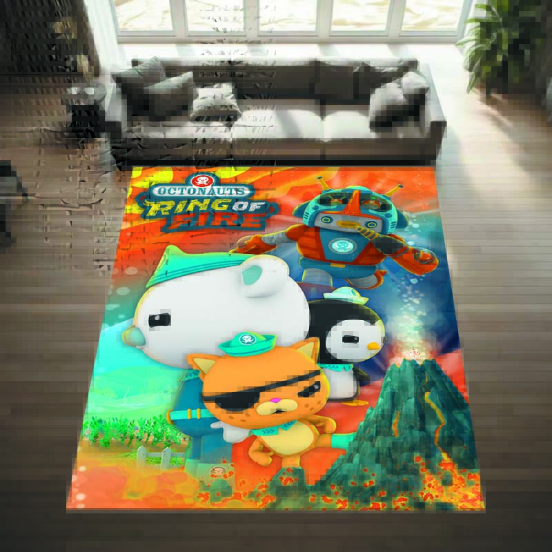 Octonauts Game Room Non-slip Mats Are Also Suitable for Men's Bedrooms, Living Rooms, Sofas, and Other Places, and Are Washable,