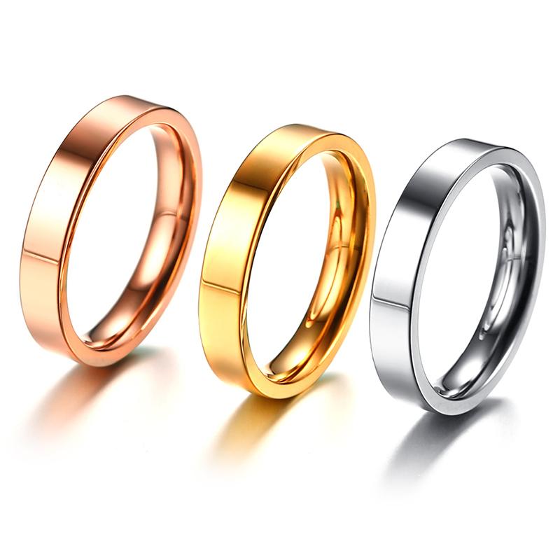 Minimalist Stacking Ring Set, Chic Twist Pinky Promise Rings for Women, Anti Allergy Stainless Steel Metal Wedding Bands Jewelry