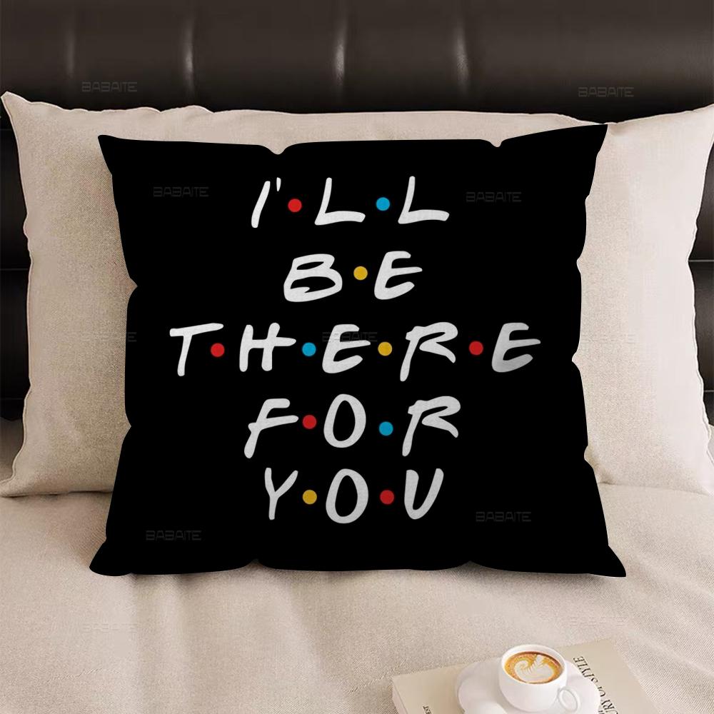 Amerikansk TV-serie Vänner Kudde Kuddöverdrag Örngott Vardagsrum Soffa Heminredning Anpassad