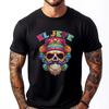 El Jefe Spanish Sugar Skull Men Dia De Los Muertos Dad Big And Tall T Shirts Luxury T-Shirt Printed On