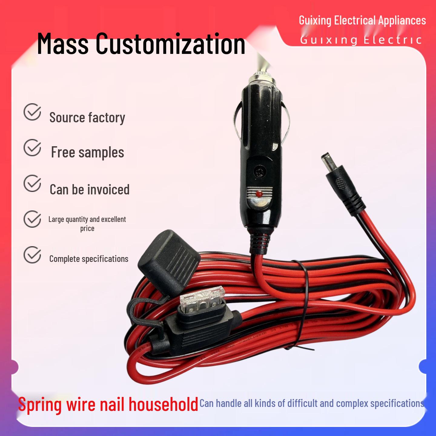 

Удлинитель 16AWG SAE на прикуриватель 12V/24V для зарядки автомобиля/мотоцикла