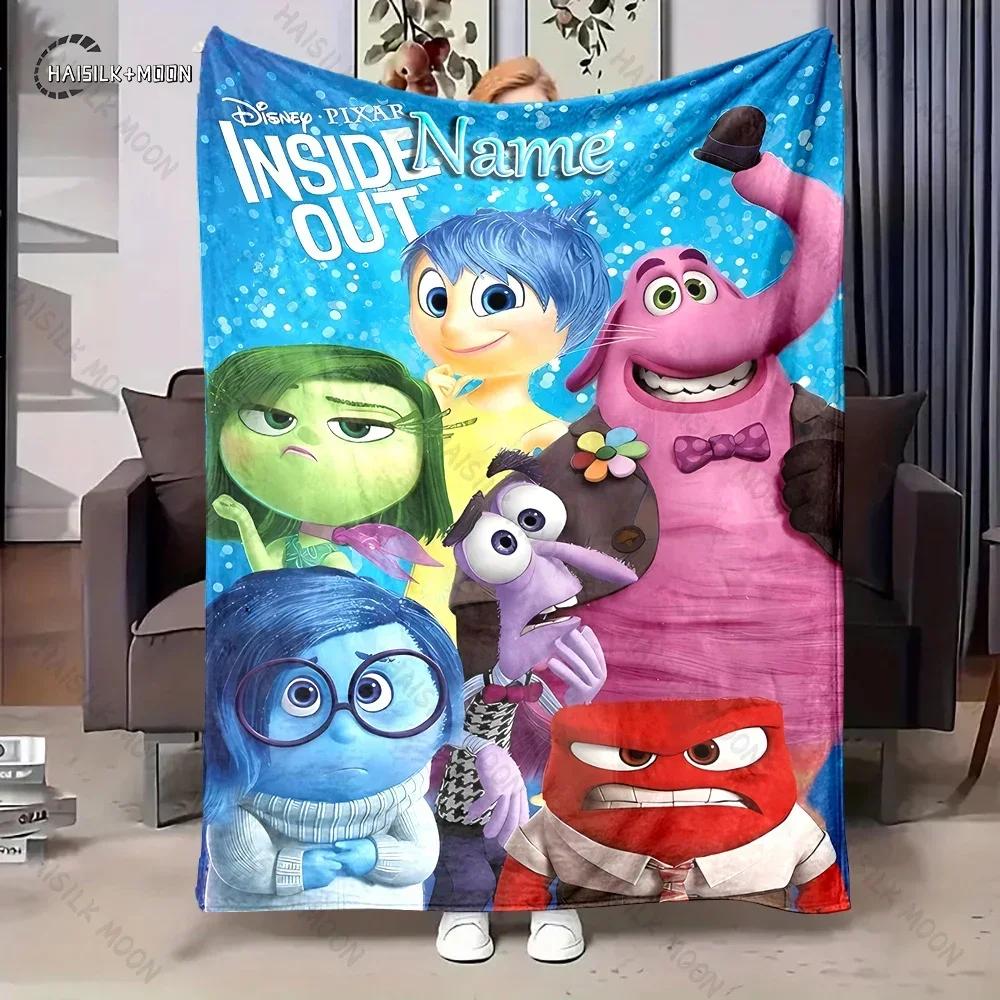 

Private Customization Name Customization Exclusive Customization Disney Inside Out Blanket Soft and Comfortable, Easy To Clean 180x230cm(71x91in)