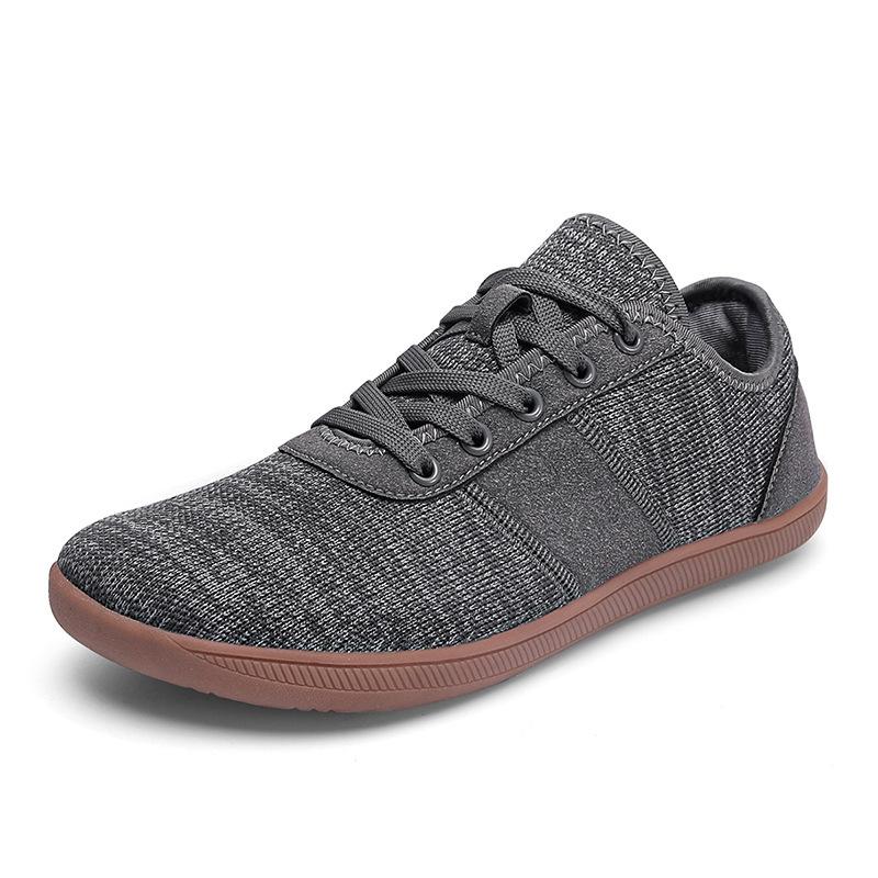 Wide-headed men's new fly-woven one-pedal minimalist walking shoes casual women's minimalist sneakers barefoot shoes