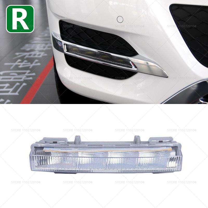 for 2013-2015 X204 W204 Mercedes Benz GLK-Class Front Bumper Fog Light Grill Grille Cover 2048853374 / 2048857123 / 2049065401