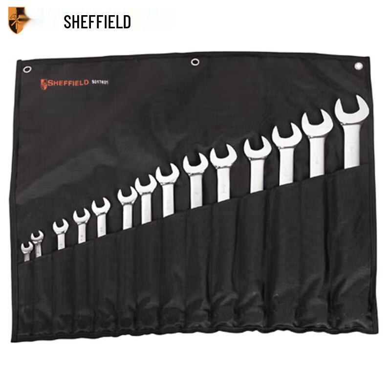 SHEFFIELD S017401 14-Piece Imperial Combination Wrench Set