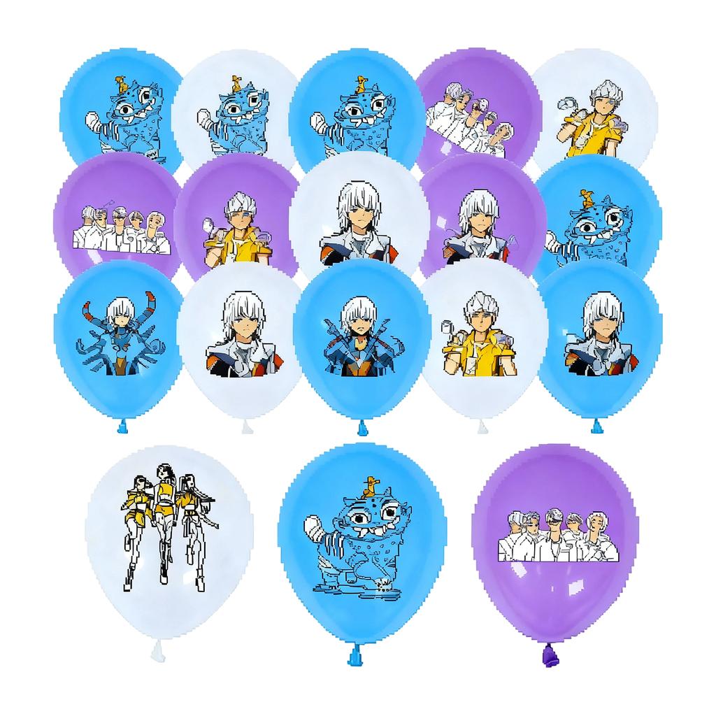 Bursdag Temafest Dekorasjon Banner Trekke Flagg Kakeflagg Ballong- Sett