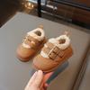 Children Plush Warm Shoes Girl Winter Fashion Korean Style Soft Thick Sole Anti-slippery Versatile Chic Casual Shoe