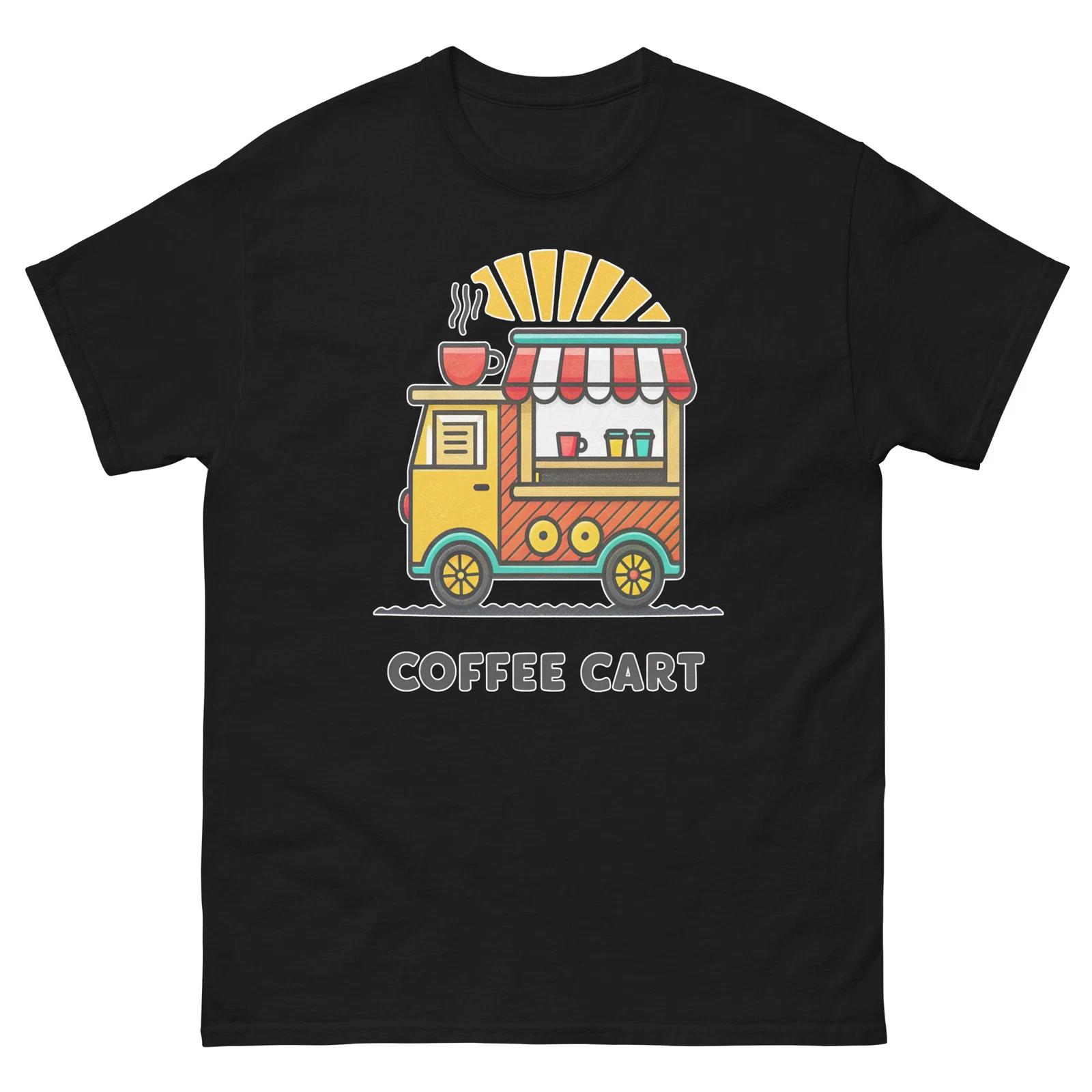 Coffee Cart Object Place Item Urban T-Shirt L