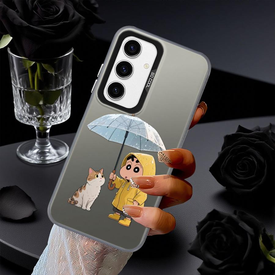 Phone Cover Case for Samsung Galaxy A12 A14 A56 A54 A16 A34 A17 A52 A32 A36 A13 A72 A25 A73 A23 A71 Cool Cra-yons Shin-chans