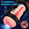 Male Masturbator Cup Realistic Vagina Sucking Blowjo Machine Lifelike Textured Vaginal Cup Automatic Massager Pocket Pussy Adult Sex Toys for Men