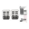 Stainless Steel Pedal Covers for Volkswagen Bora, Jetta, Lavida, Santana, Polo, Golf 4 - Accelerator & Brake