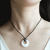 Pendant necklace_White_S