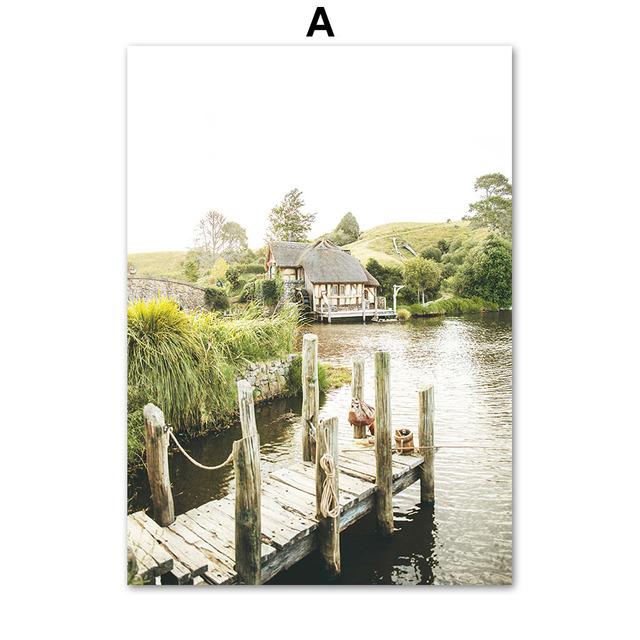 

Одуванчик, подсолнух, оранжевый холм, замок, настенная живопись на холсте, постеры на скандинавскую тему и принты, настенные панно для декора гостиной 21cm×30cm NoFrame