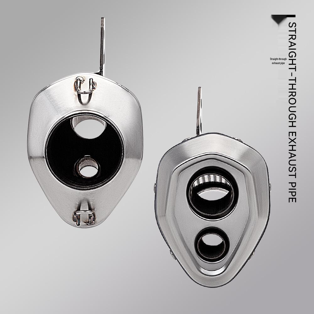 Non-Destructive ZXJC 500RR Exhaust Muffler Installation for Original Exhaust Connection