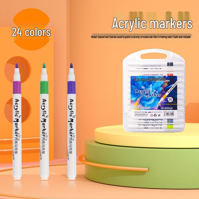 Doppelspitziger Acryl- & Aquarellmarker für Kinder & Schüler