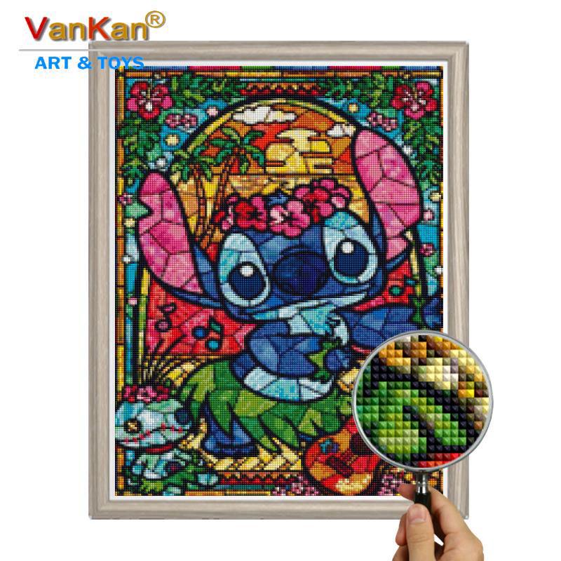 Cartoon 5D Full Drill Diamond Painting Stickers for Bedroom and Living Room Cross Stitch
