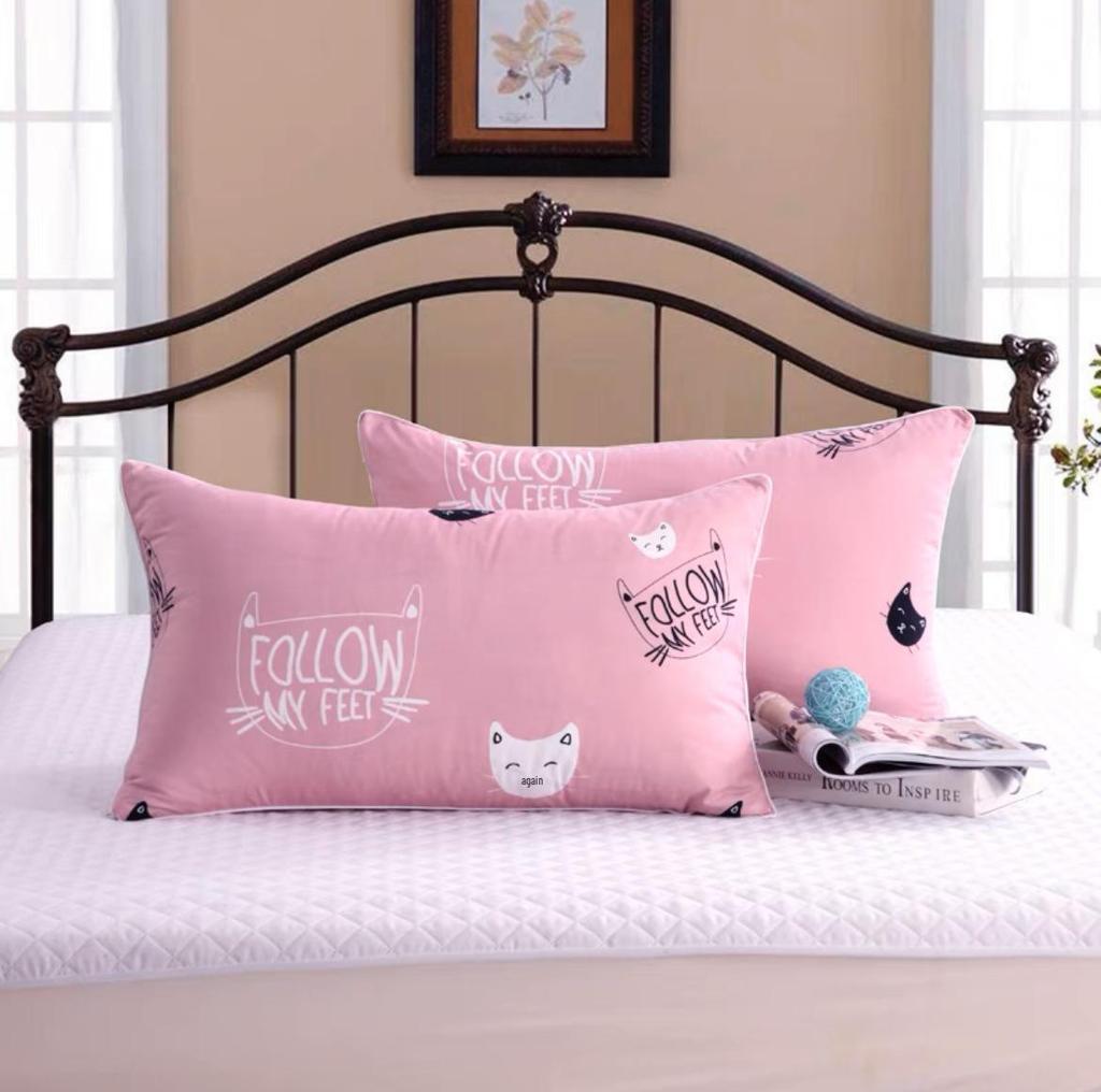 Neck Support Pillow Pair with Pillowcases for Adults & Students - Perfect for Home or Dorm
