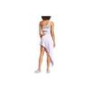 Adidas X Rui Zhou Collaboration Solid Color Hollow Out Casual Slim Fit Sleeveless Dress Women dresses Purple IU3062
